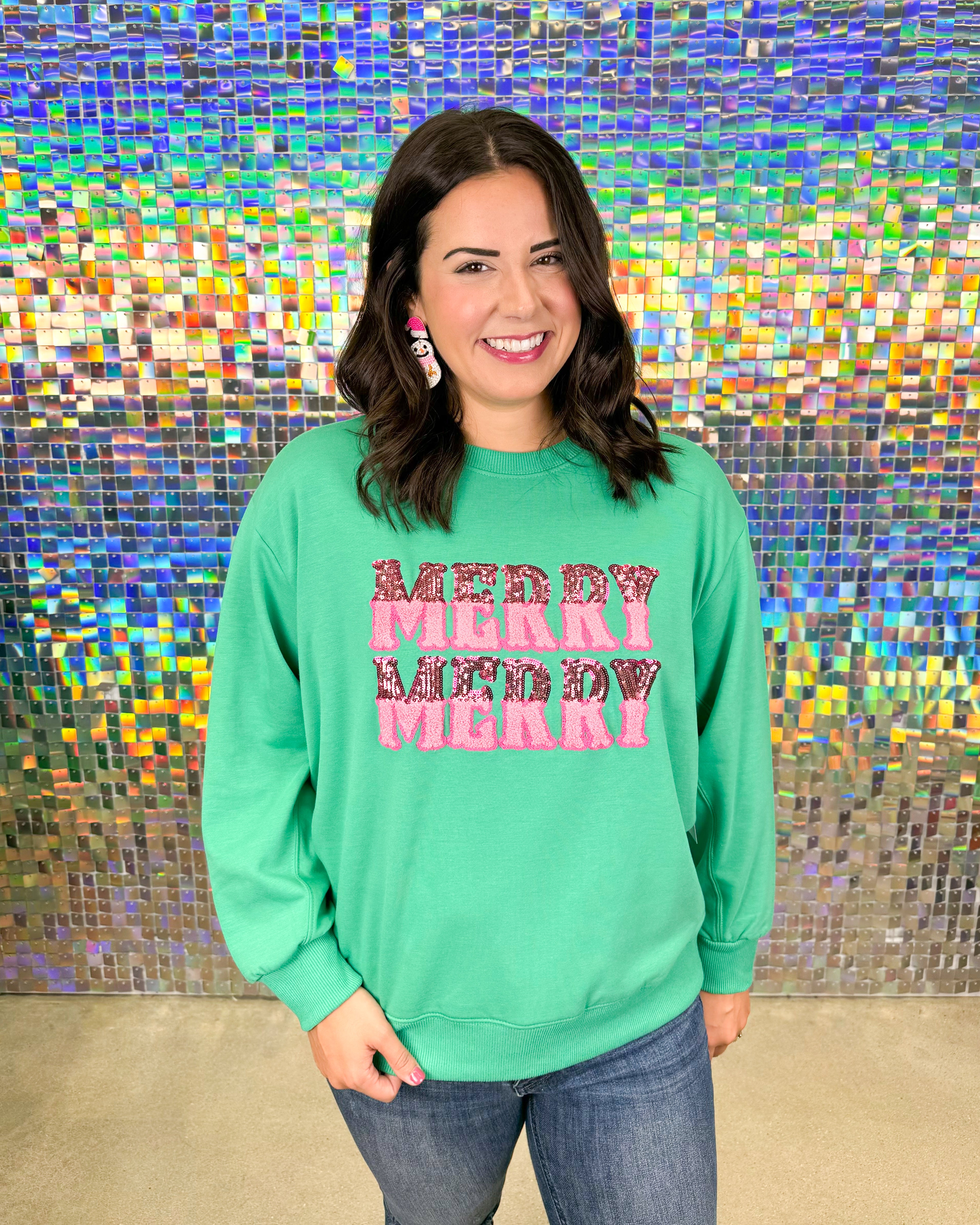 Sarah Merry Merry Sweatshirt - Green