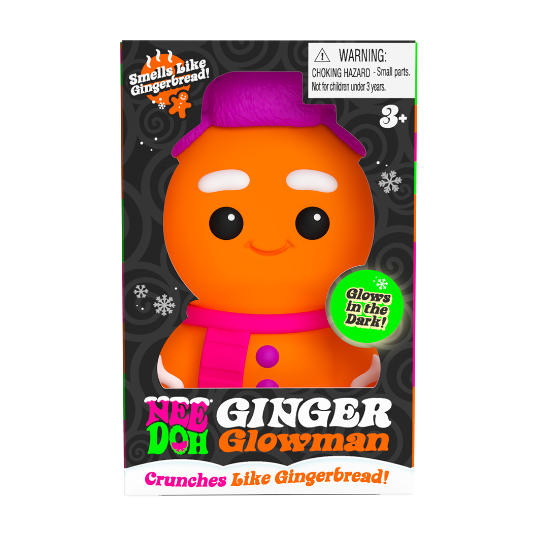 Squishmas Nee-Doh Ginger Glow Man