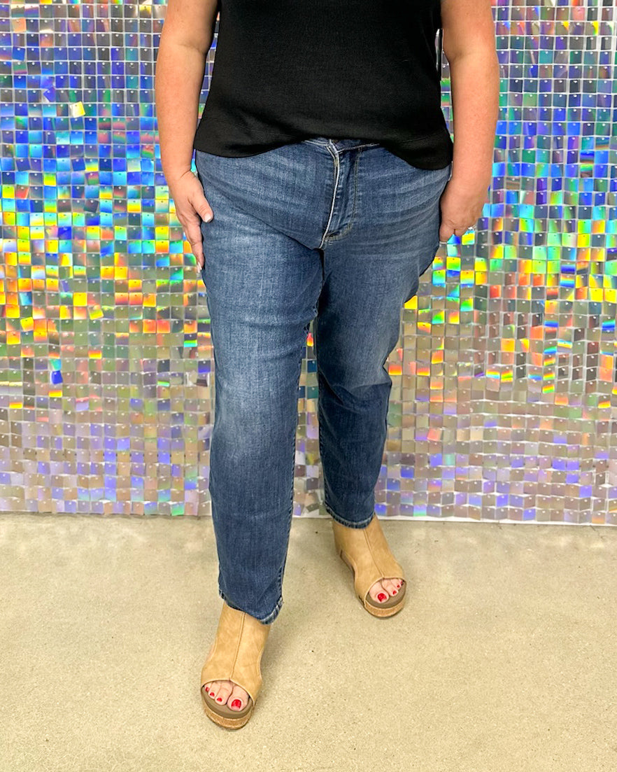 Judy Blue Samantha High Waist Slim Jean - Dark Wash