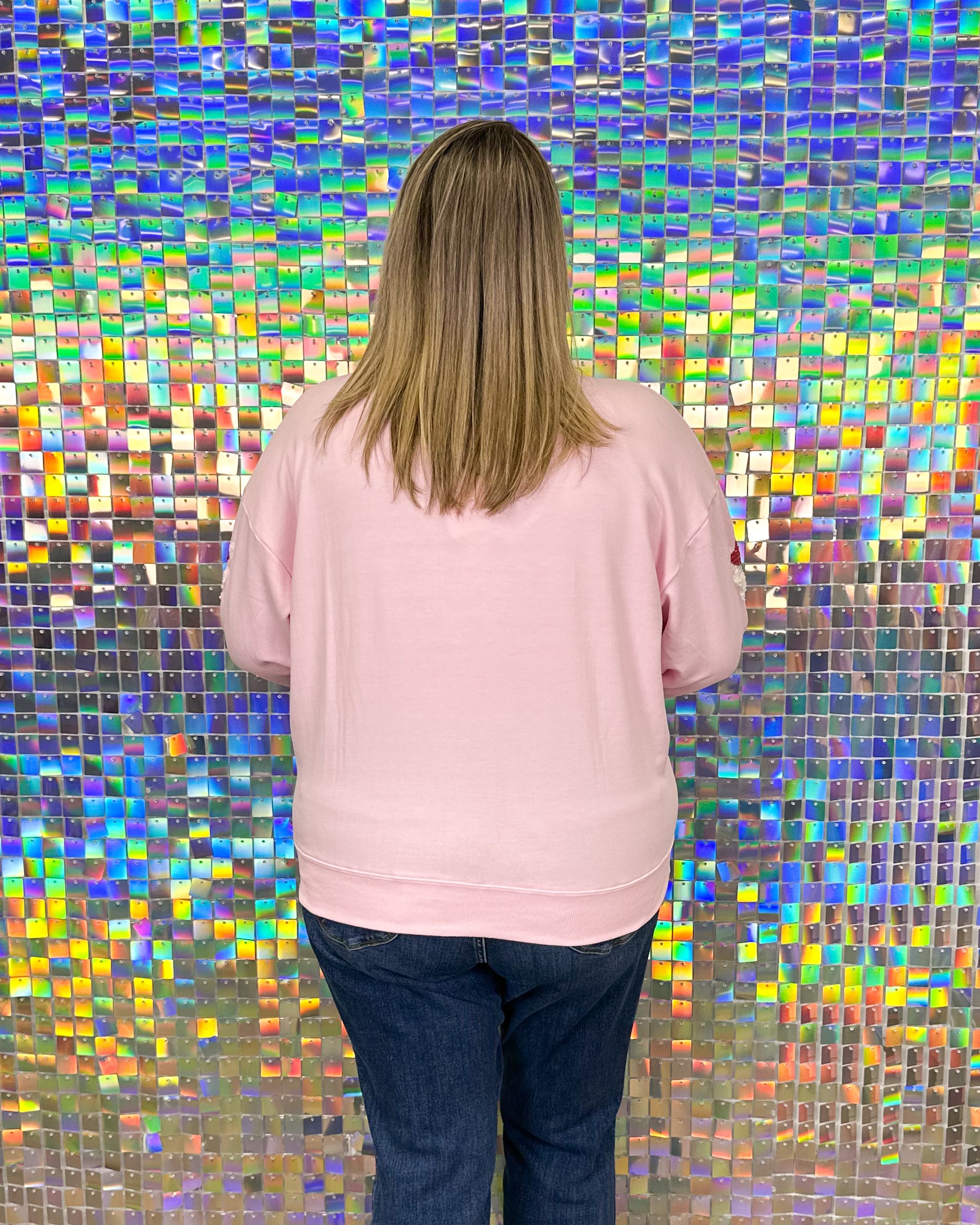 Sarah Sweatshirt - Santa’s Favorite Pink