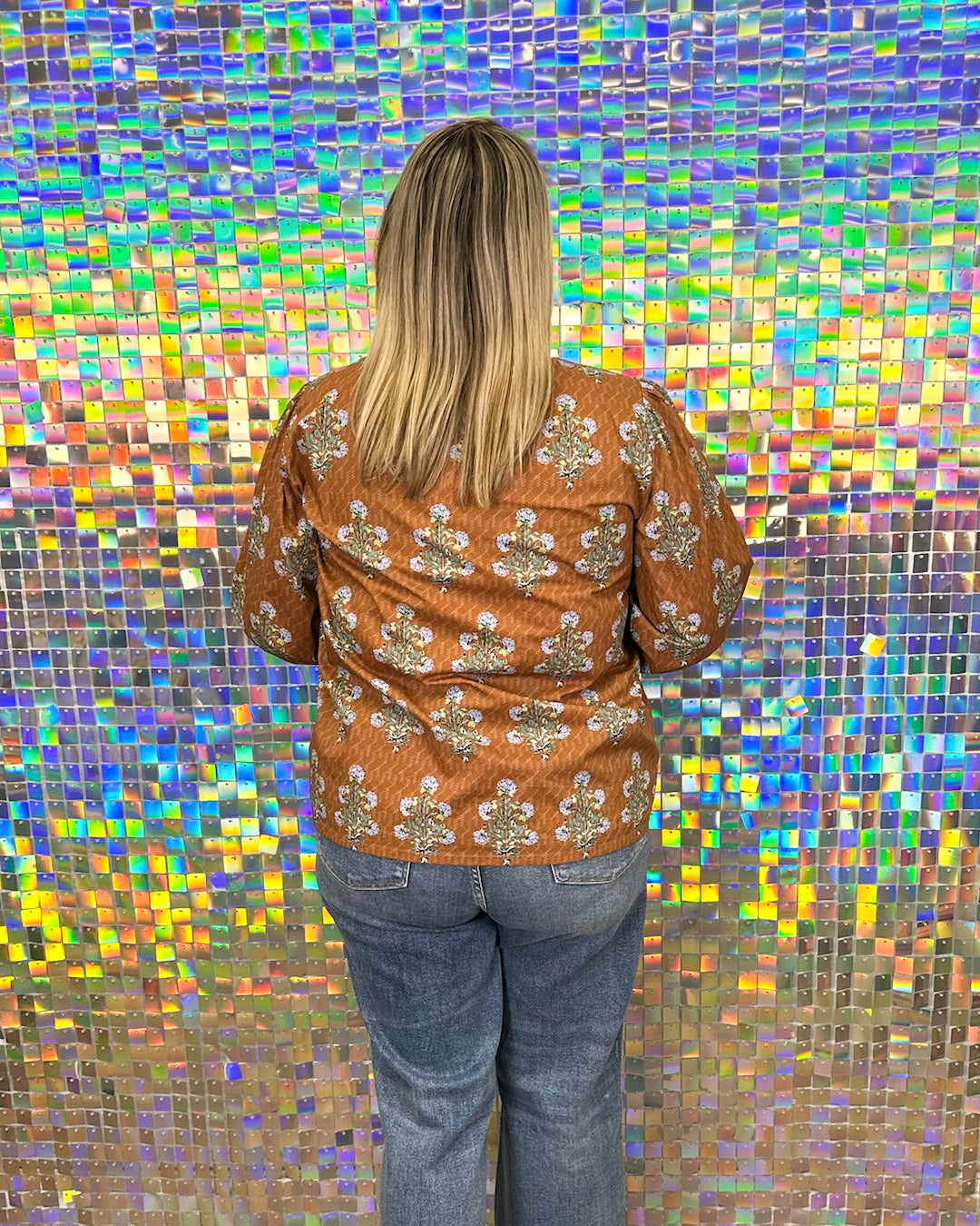 Primrose Top - Brown Mix