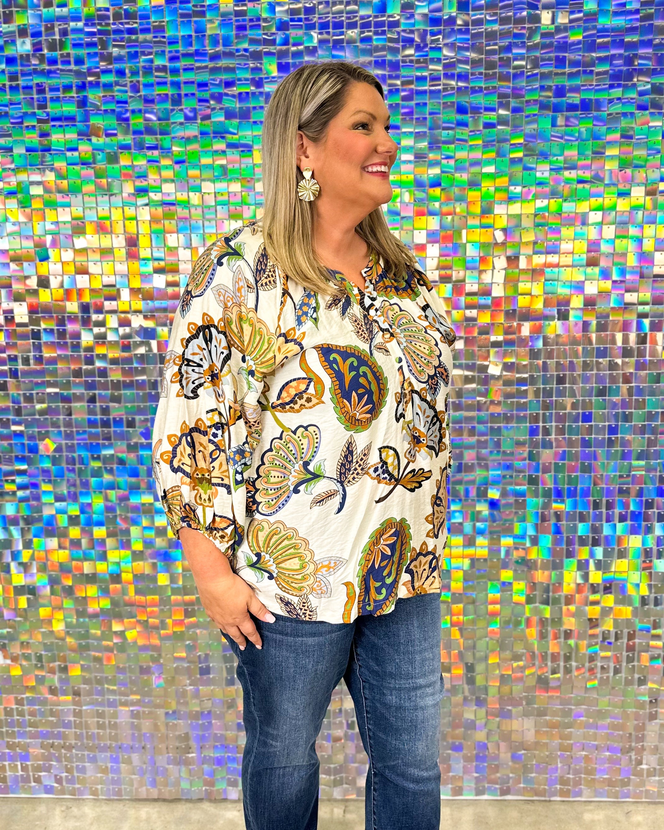 FINAL SALE Nessa Top - Cream