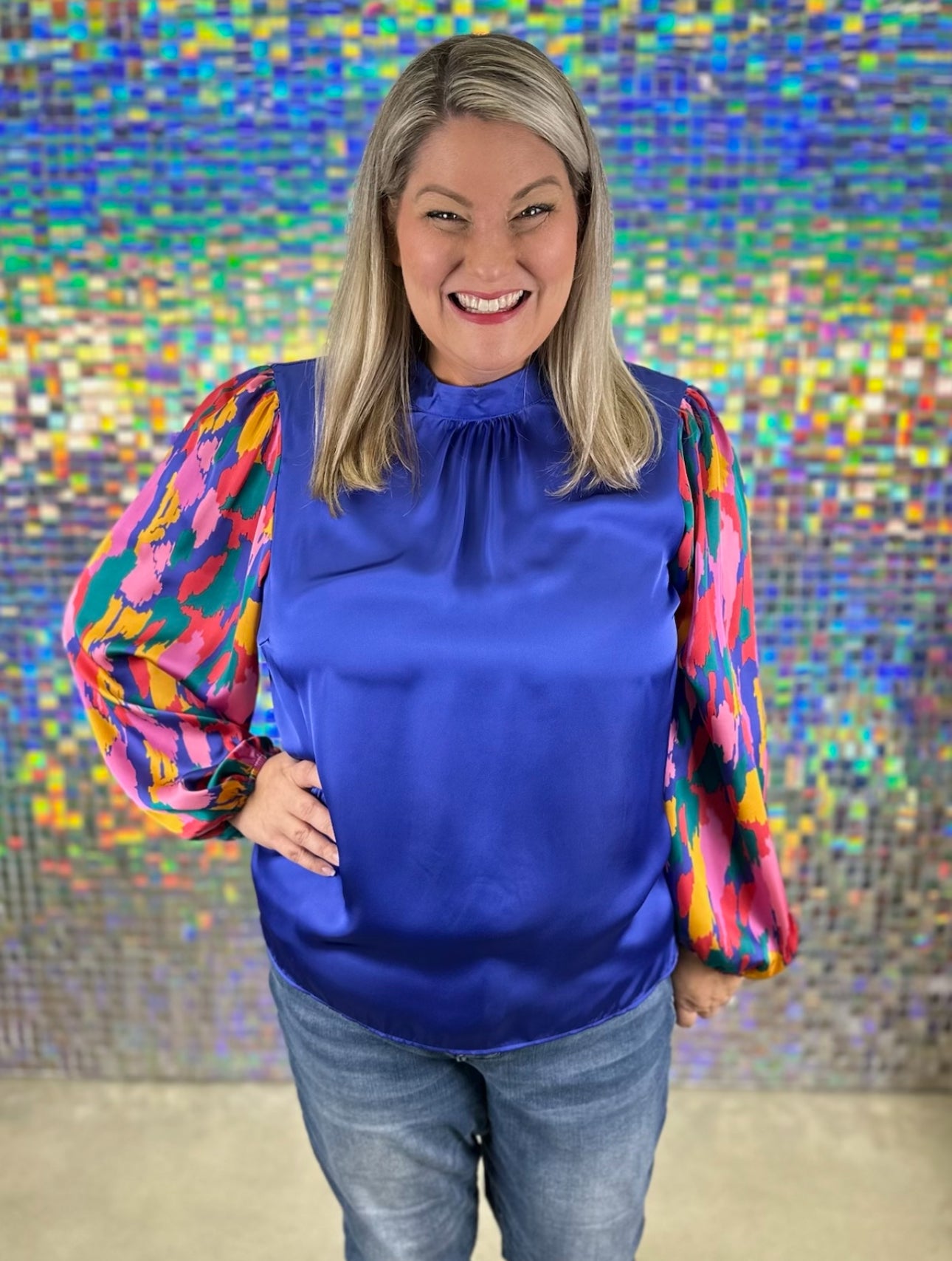 Melanie Top - Stroke of Luck Purple