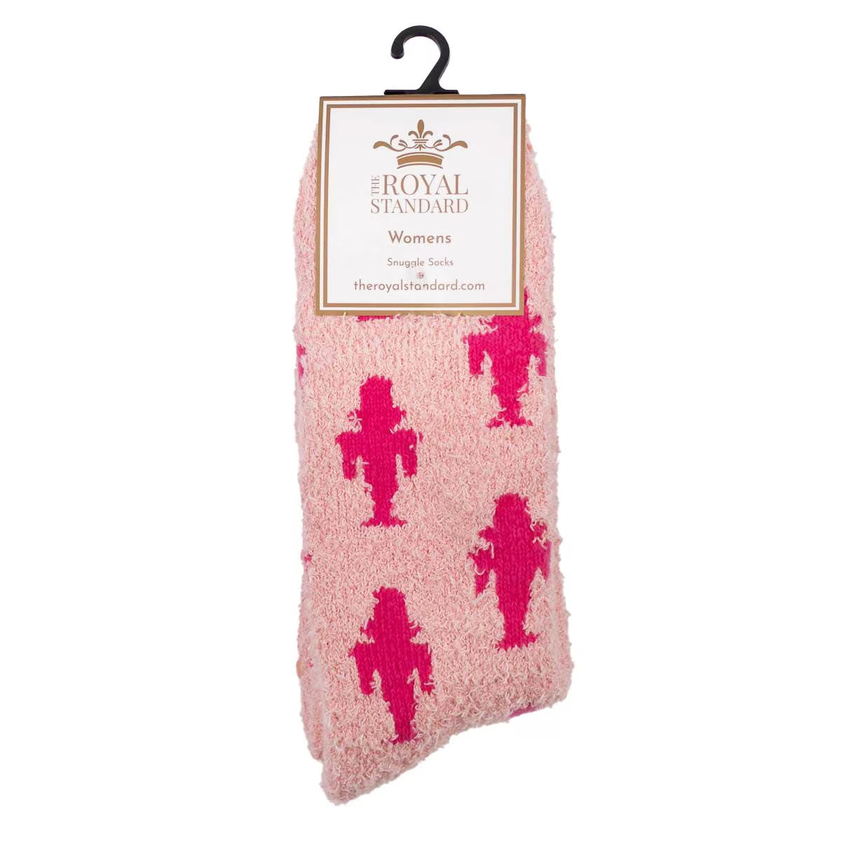Women’s Nutcracker Snuggle Socks - Pink