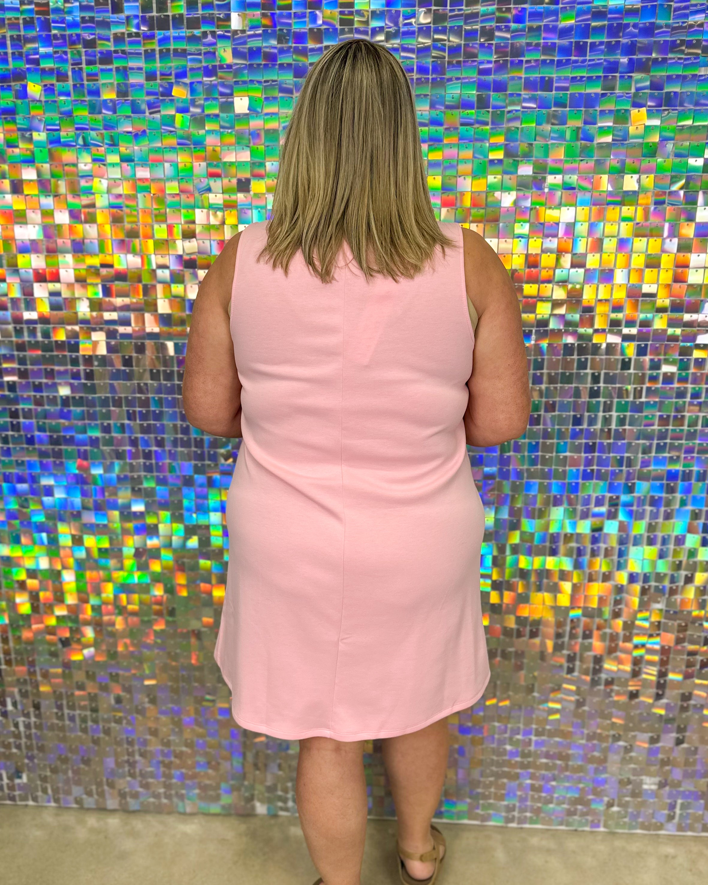 FINAL SALE Cruise Dress - Blush Pink