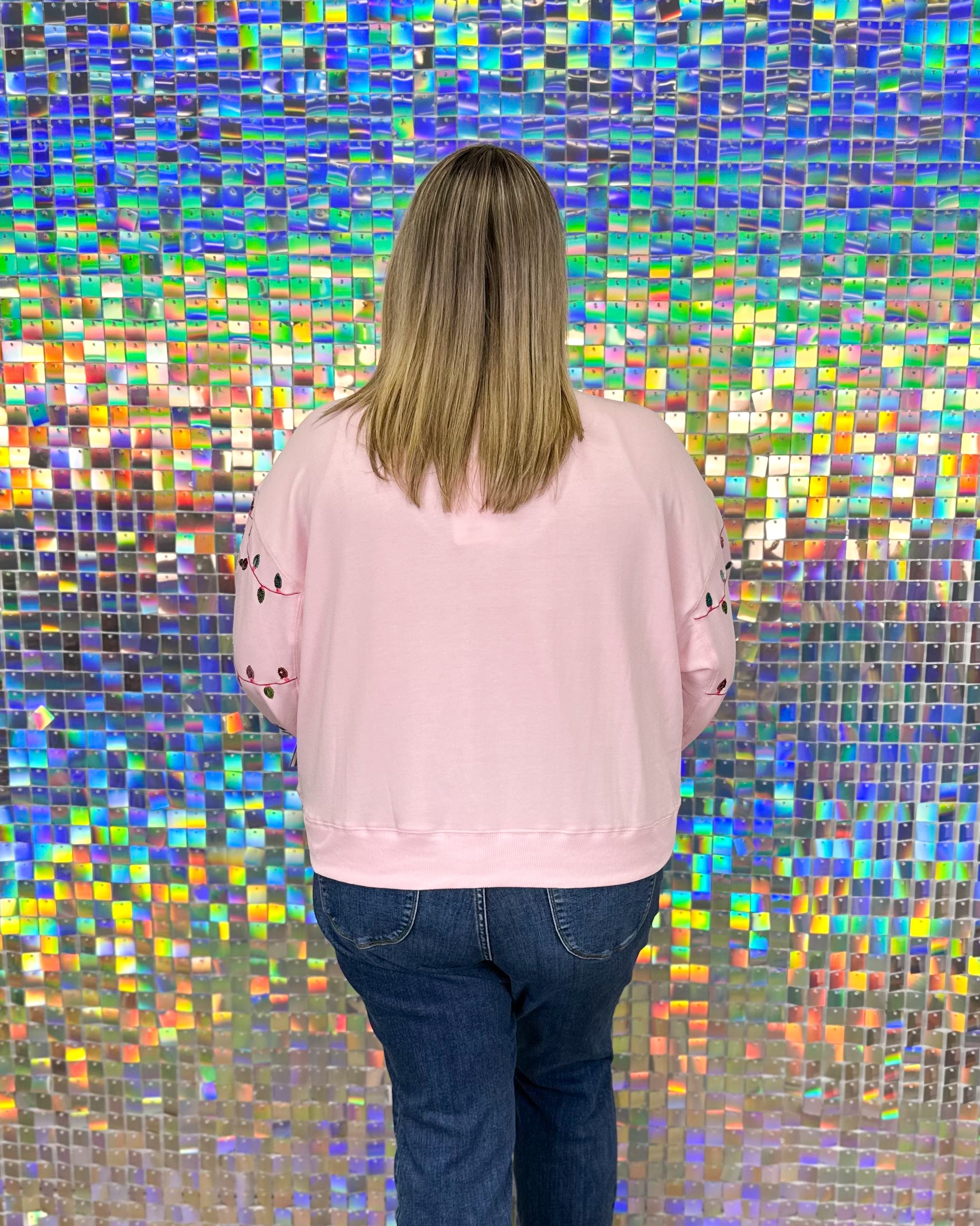 Millie Sweatshirt - Falala Lights Pink