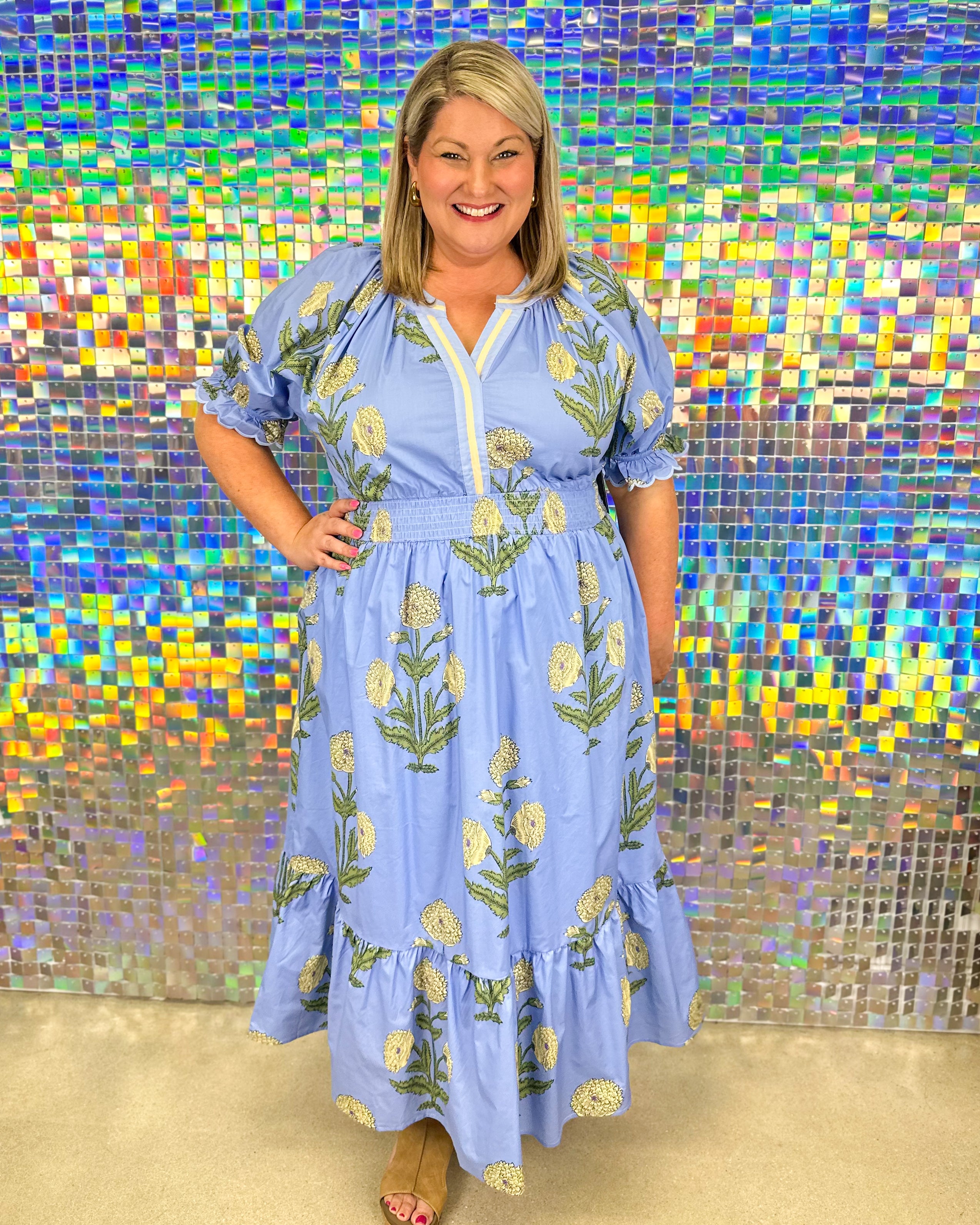 Marigold Dress - Periwinkle