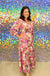 Skies Are Blue Fall for Me Maxi Dress - Orchid Multi, long sleeve, v-neck, print, plus size, tiered