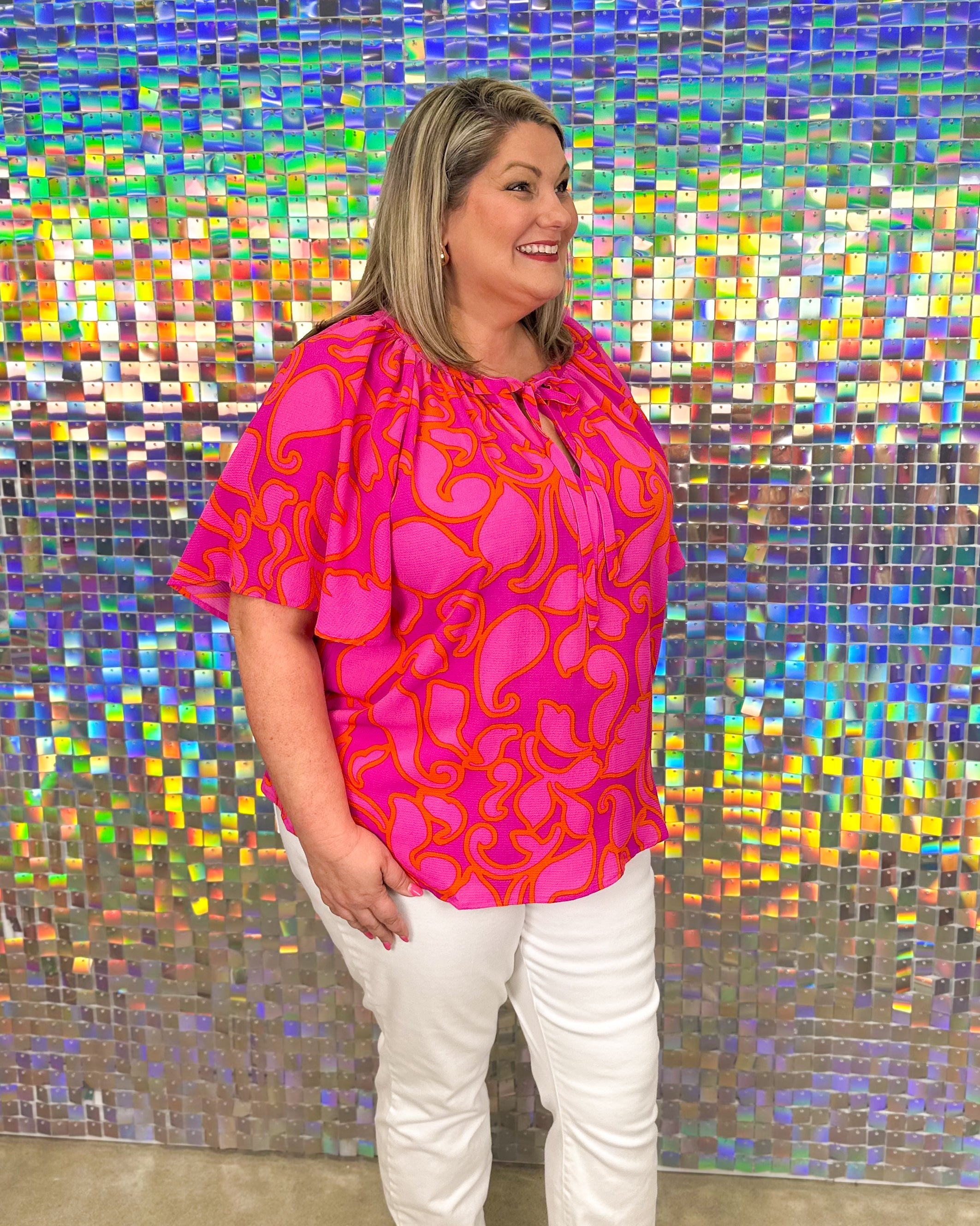 FINAL SALE Inara Top - Magenta