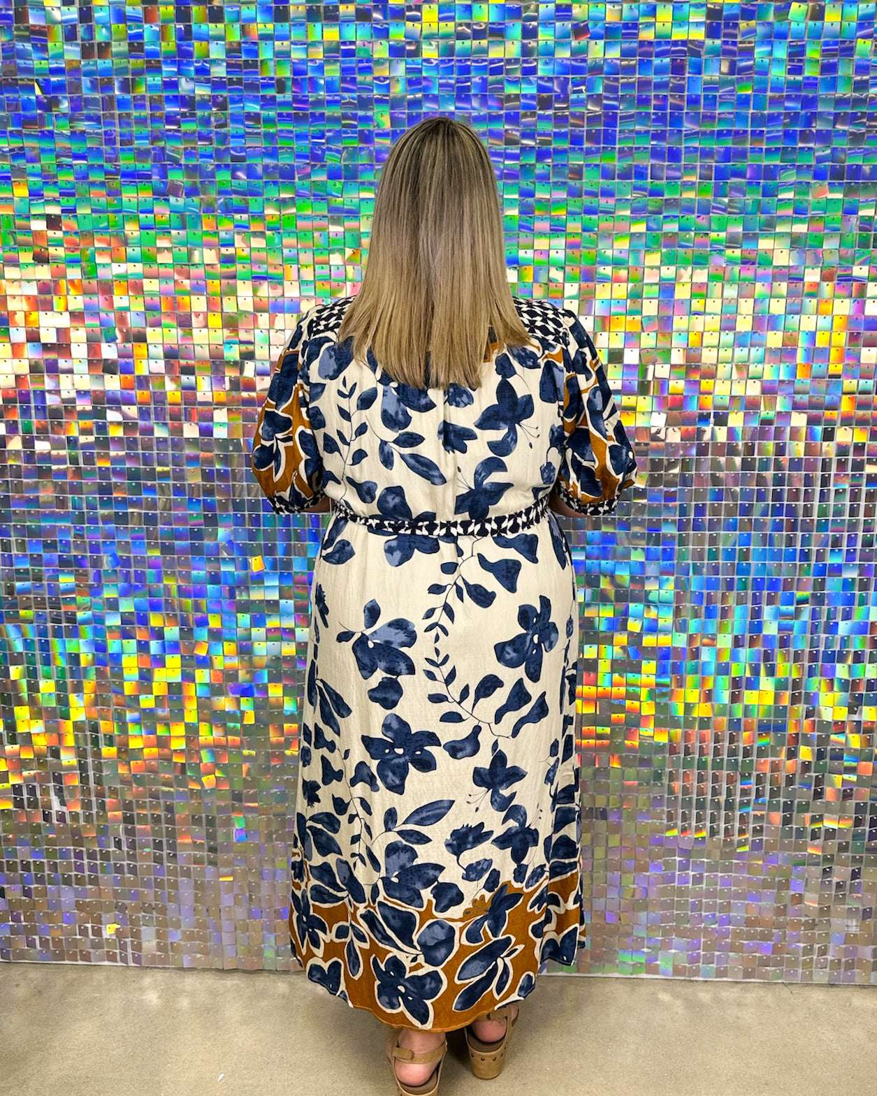 Arabella Dress - Slate Blue