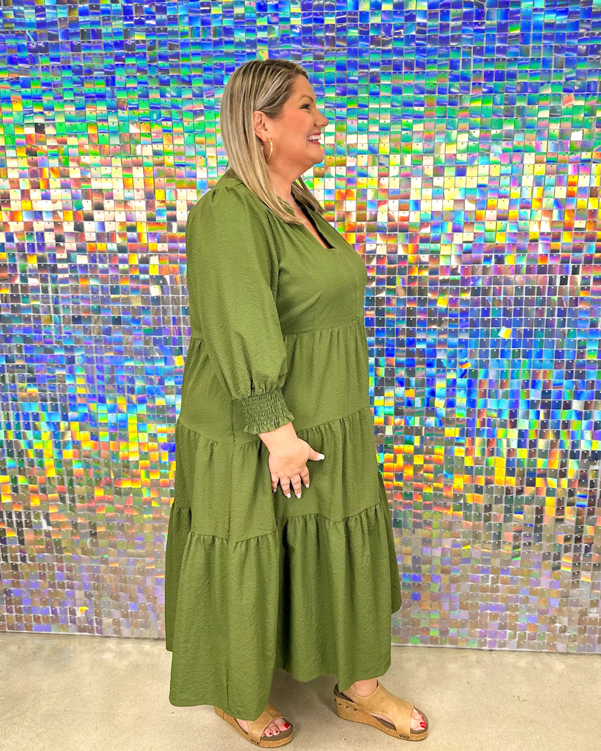 Maggie Dress - Olive