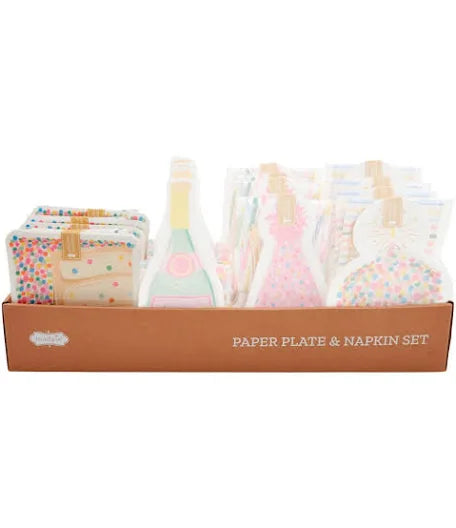Birthday Plate/Napkin Set - Cake
