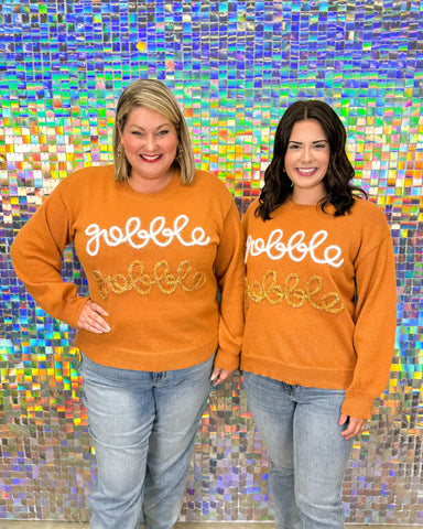 Bibi Gobble Gobble Sweater - Rust