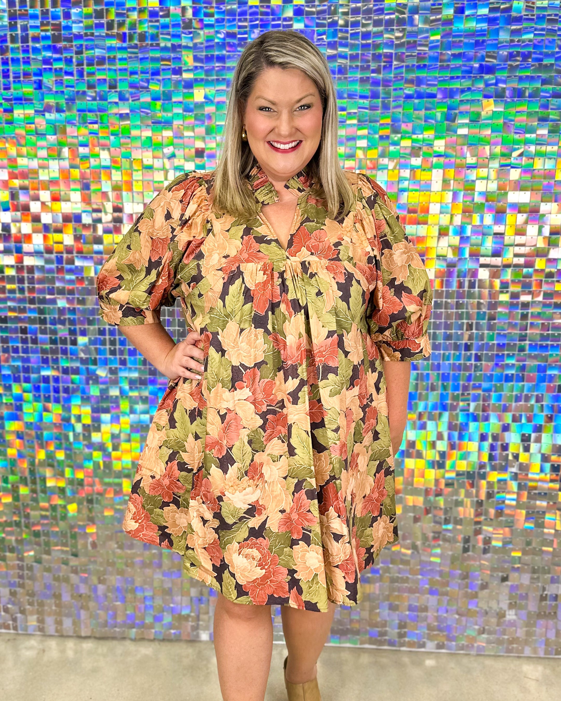 FINAL SALE Lynn Dress - Brown