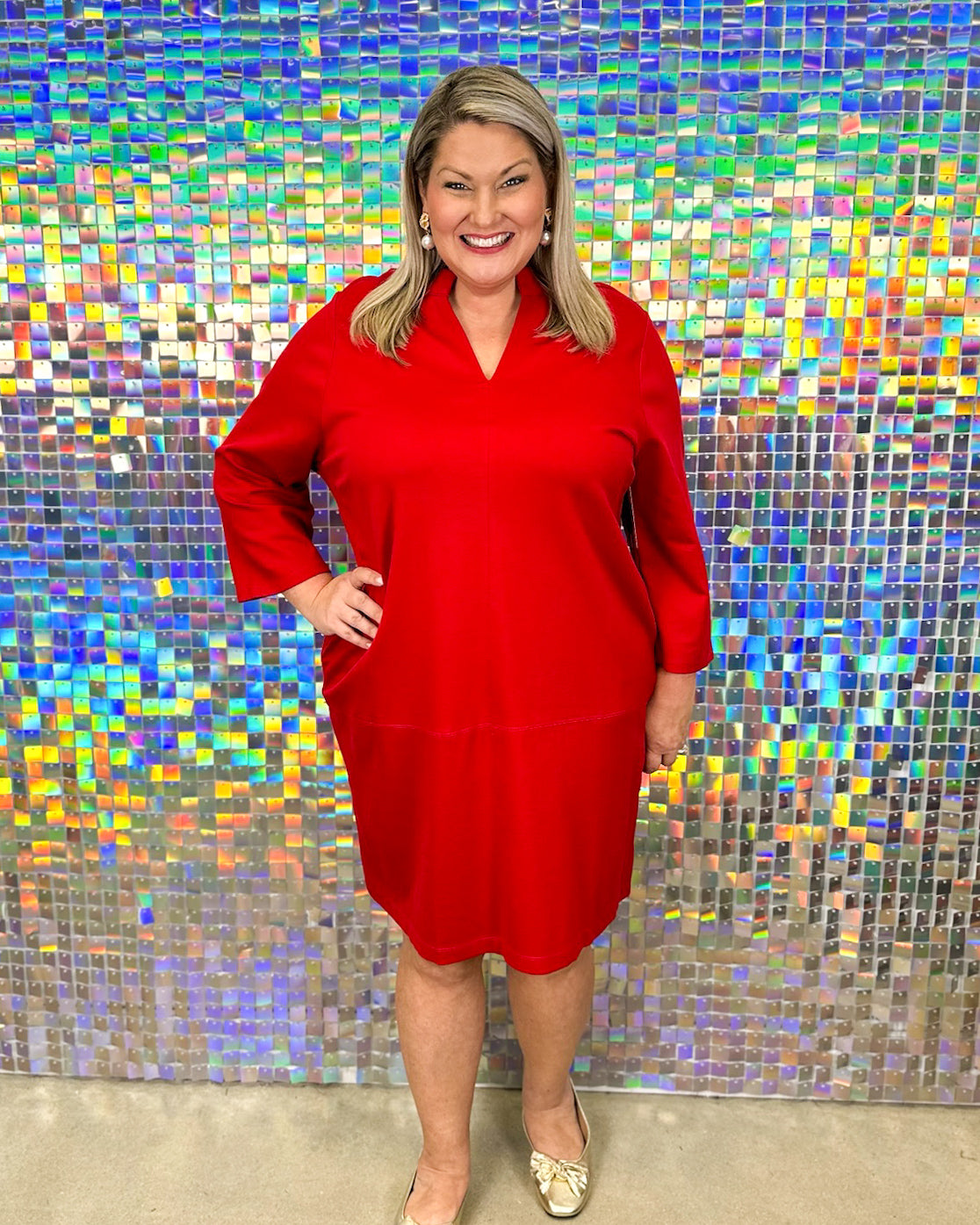 Portfolio Dress -Red