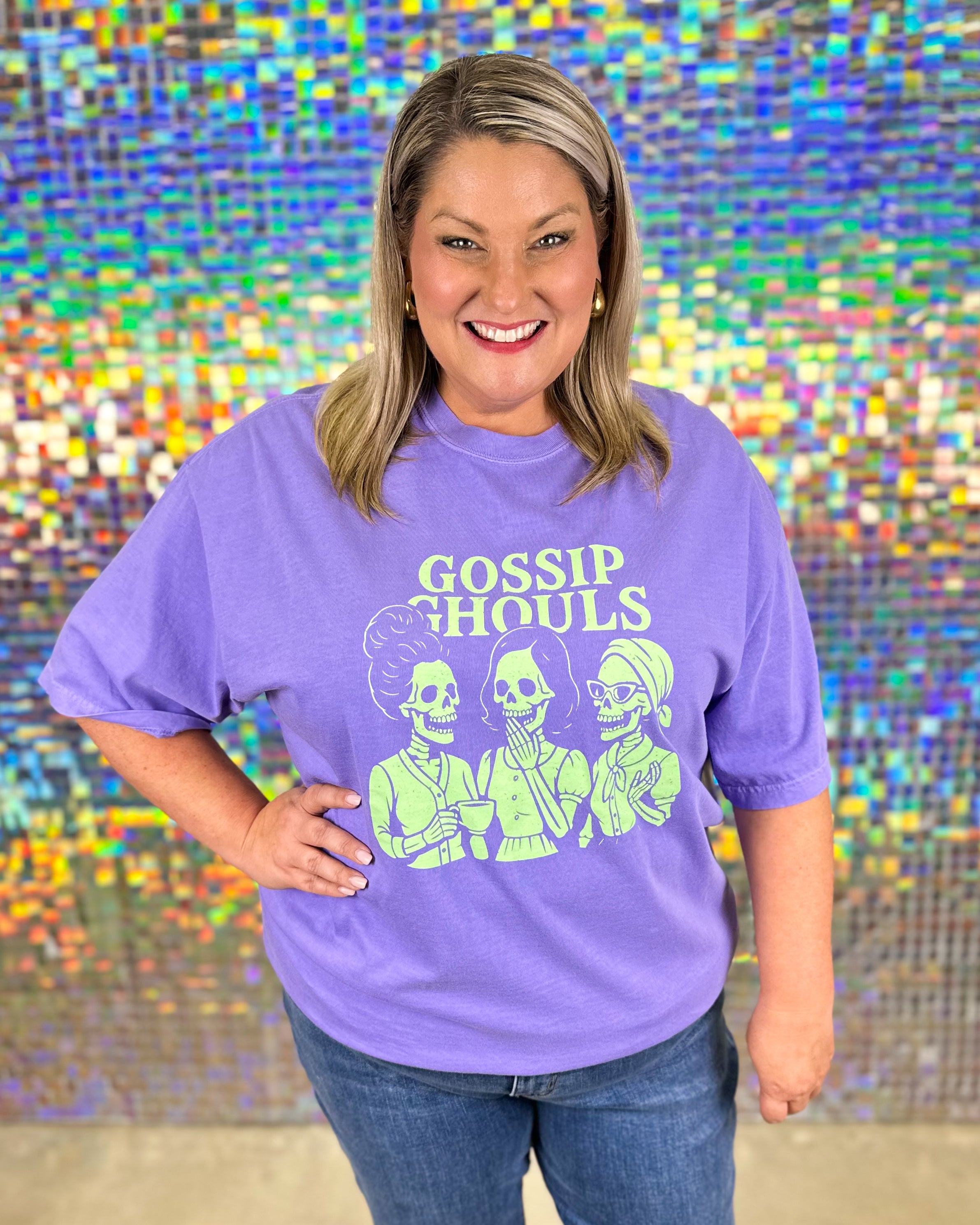 FINAL SALE Gossip Ghouls Tee - Orchid