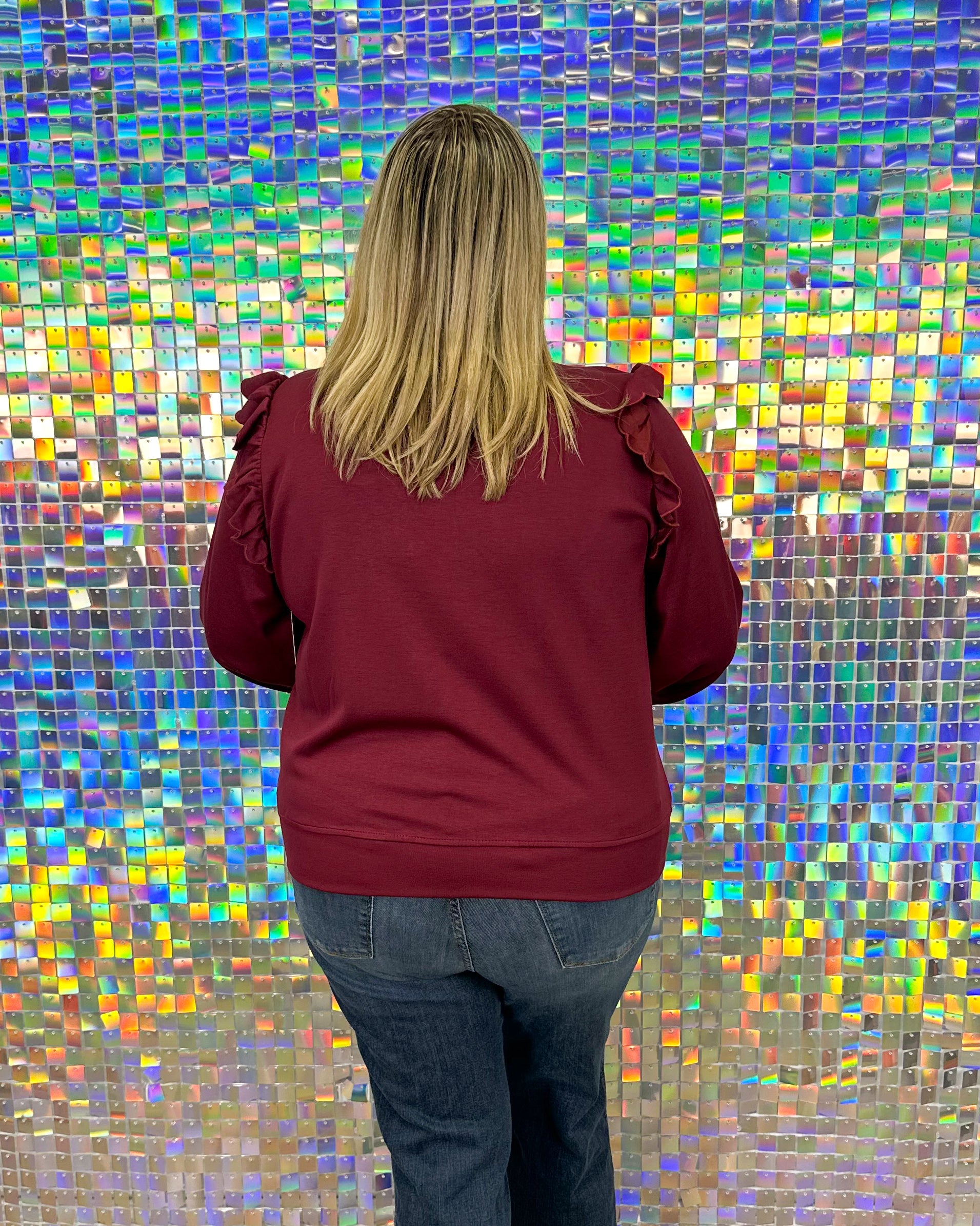 Charlotte Sweatshirt - Burgundy