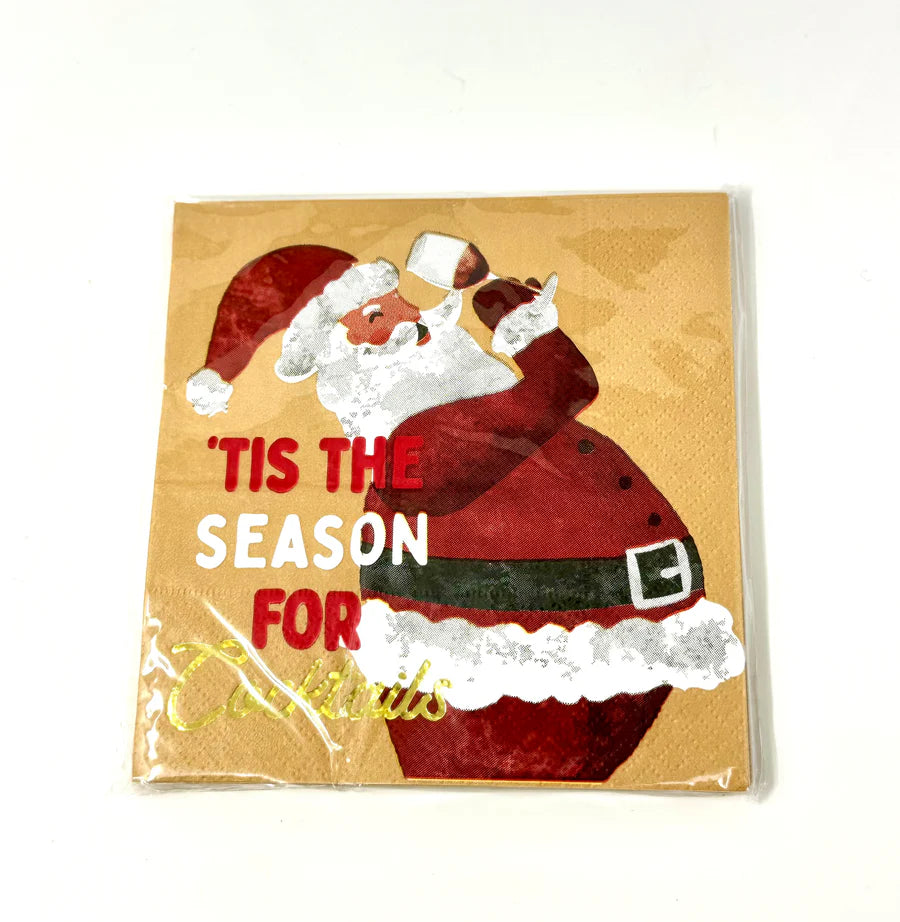 Holiday Bar Napkin - Season
