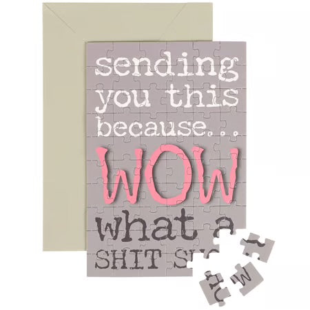Puzzle Card - Sending You