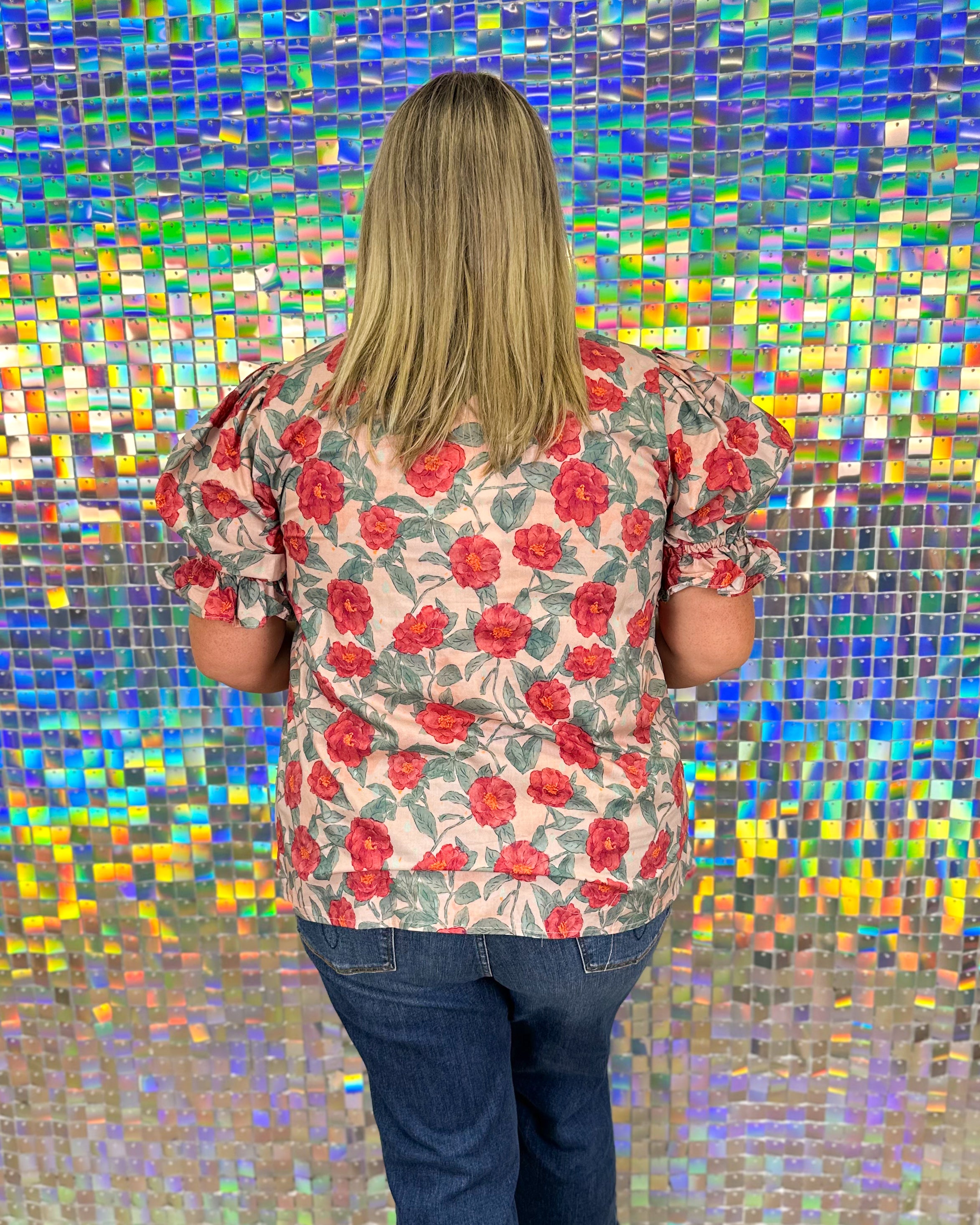 Elisabeth Top - Vintage Rose