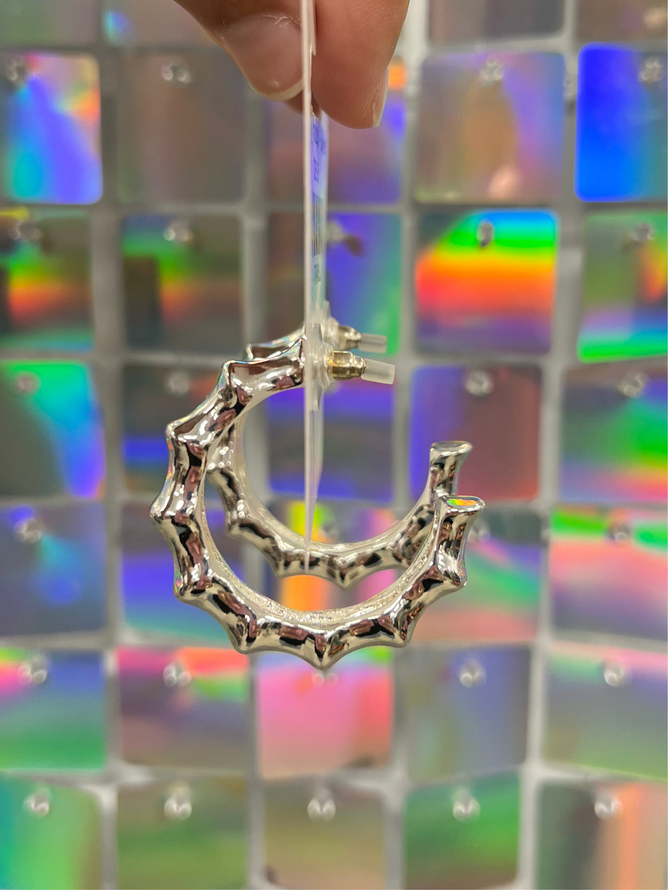 Thick Hoops - Silver