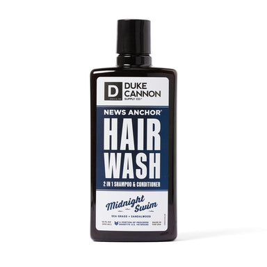 Duke Cannon News Anchor 2-in-1 Hair Wash- Midnight Swim