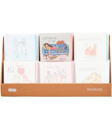 Birthday Napkin - Tired