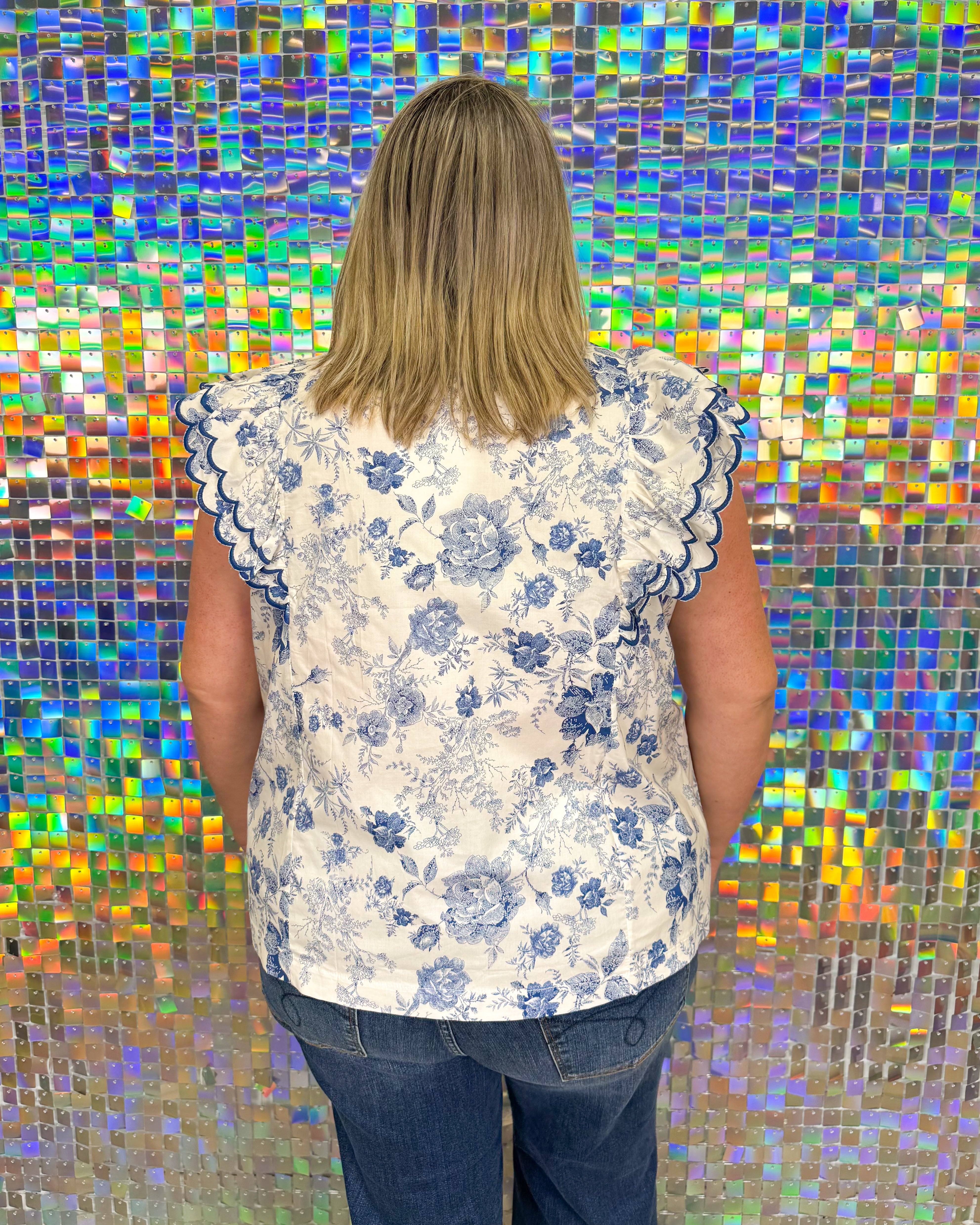 Chantilly Top - Blue