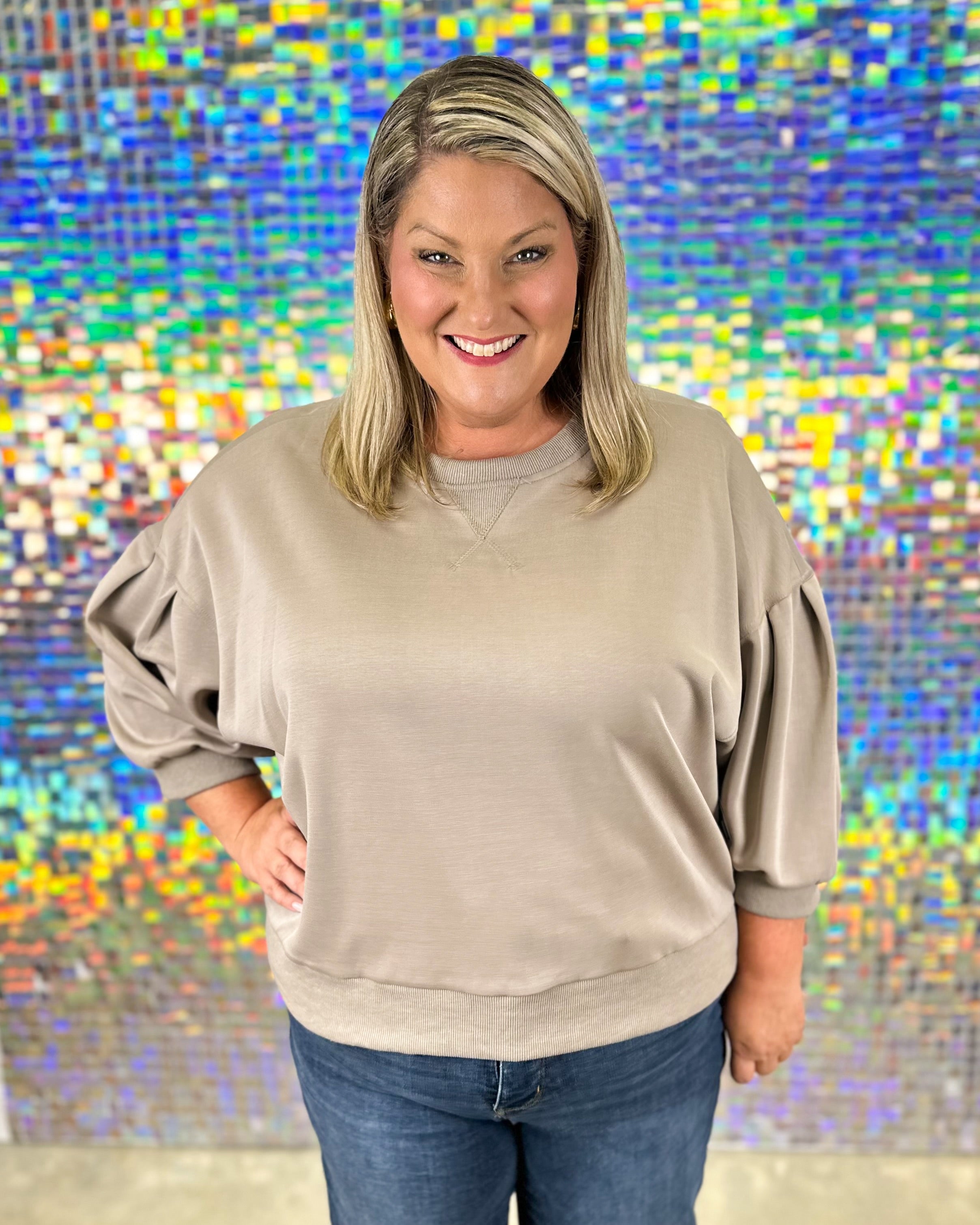 Teagan Sweatshirt - Oak