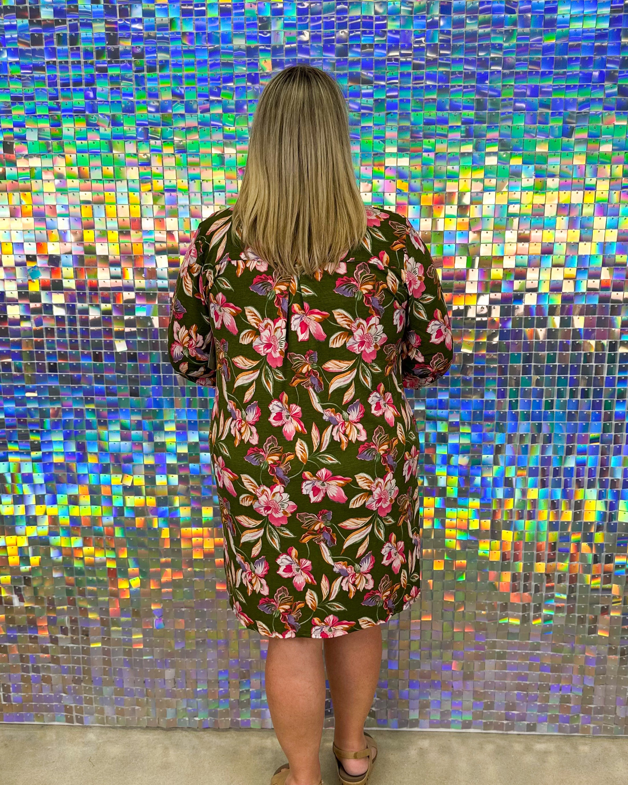 Scarlett Dress - Olive