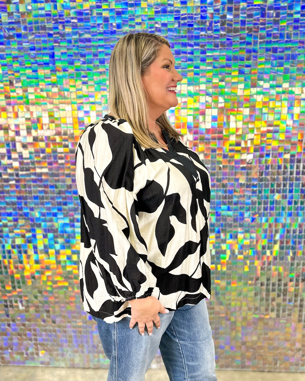 Ruthie Top - Black Mix