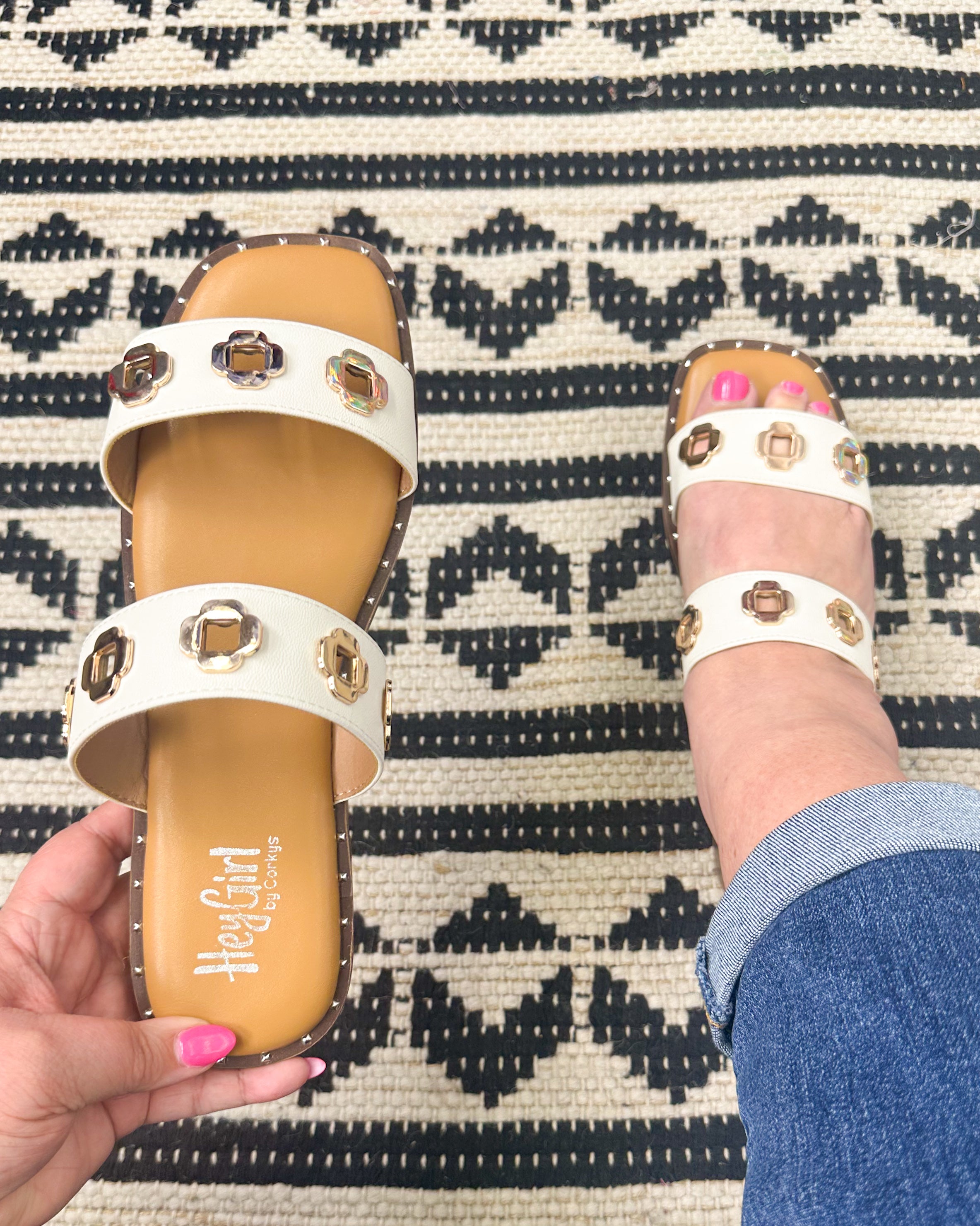 FINAL SALE Low Tide Sandal - White