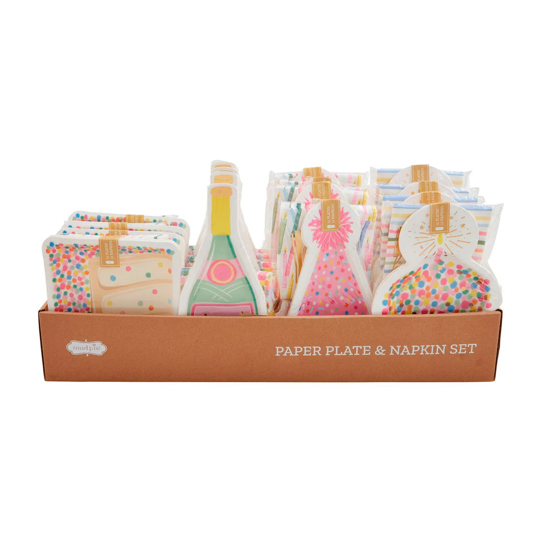 Birthday Plate/Napkin Set - Champagne