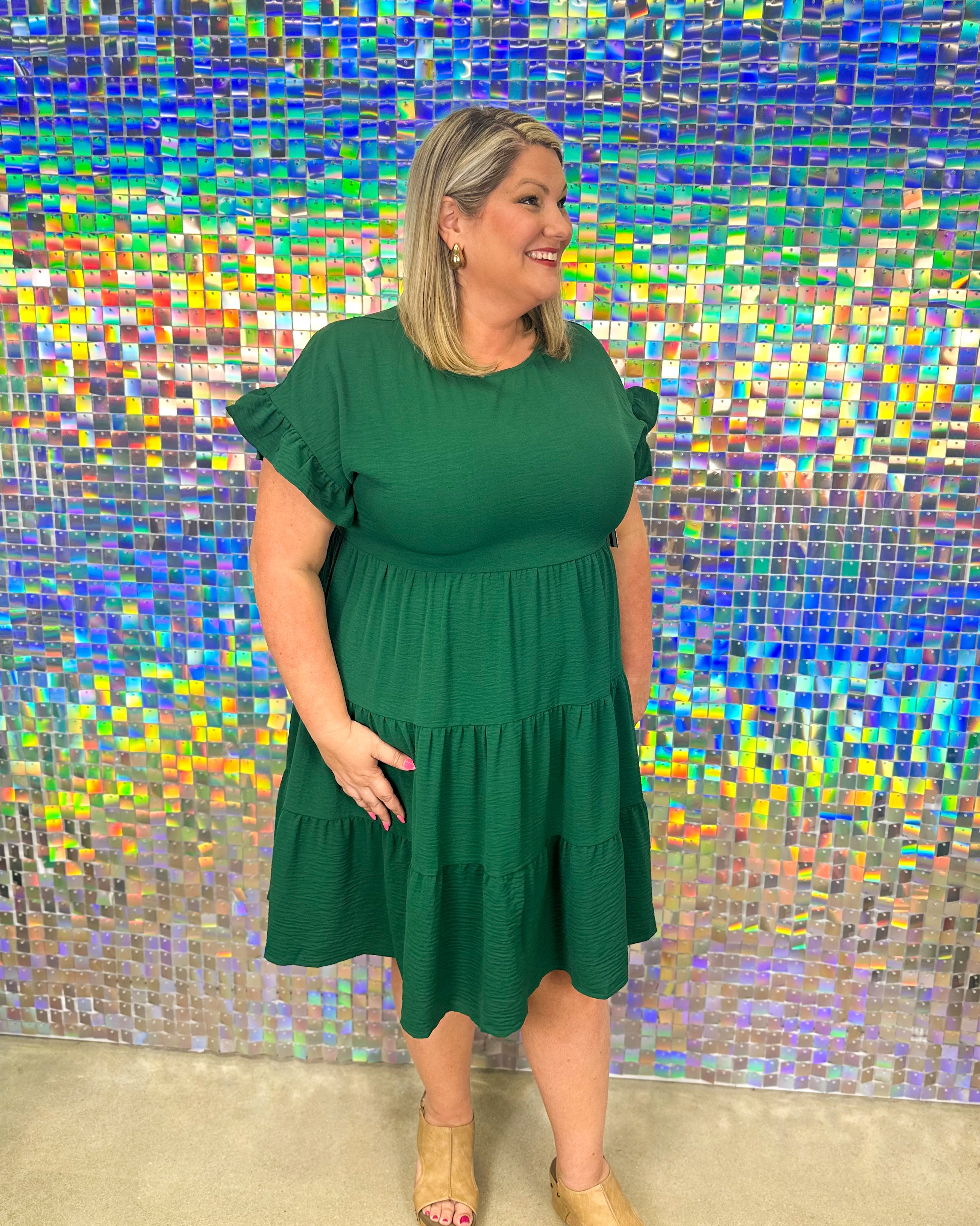 Gabby Dress - Sea Green