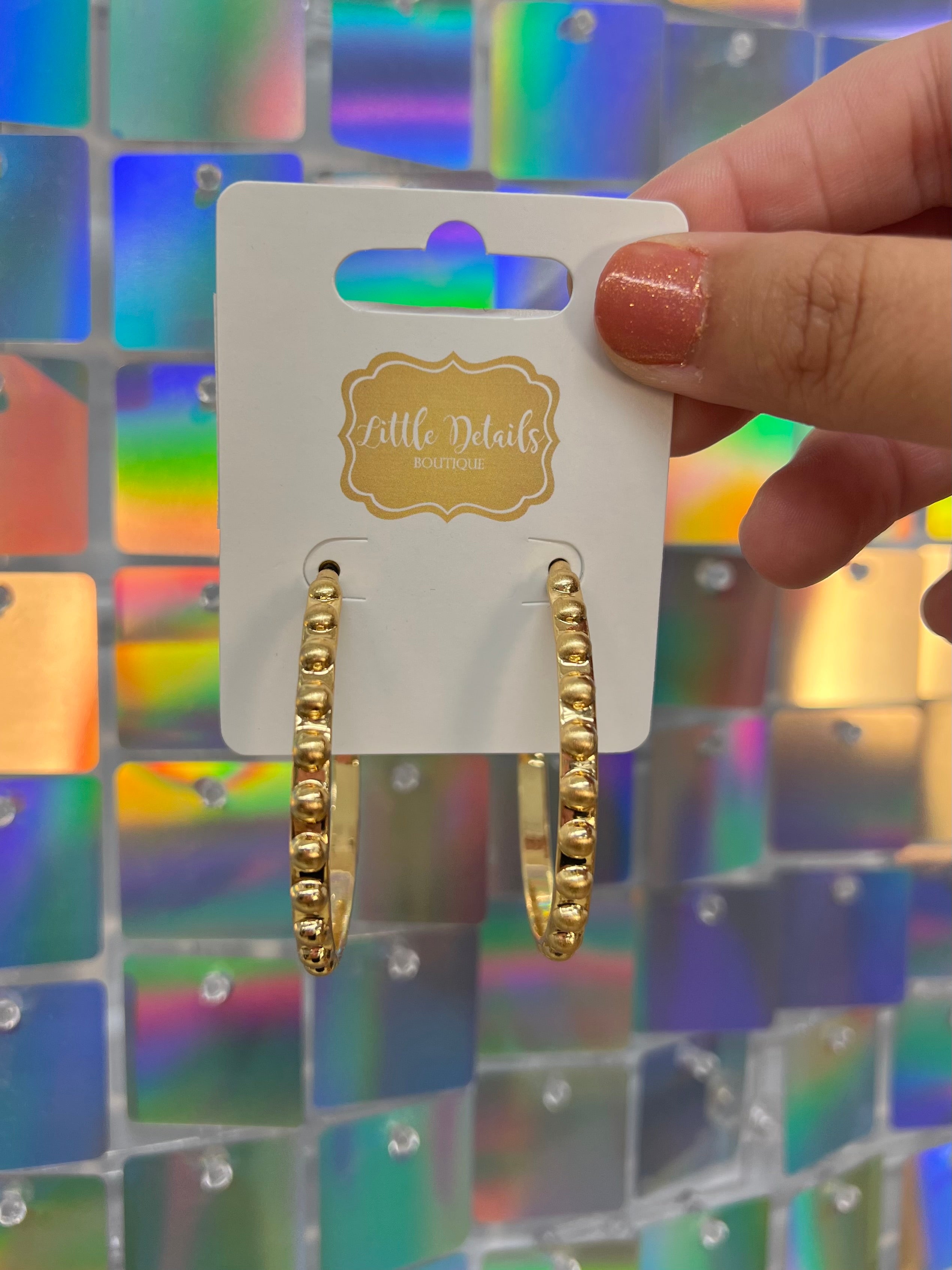 Renae Earrings Gold - Large