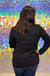 Skies are Blue Tallie Blazer - Black, long sleeve, notched lapels, two hip pockets, open front, plus size
