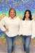 Blu Pepper Braxton Button Top - Cream, plus size, buttons, collar, v-neck, long sleeve, 