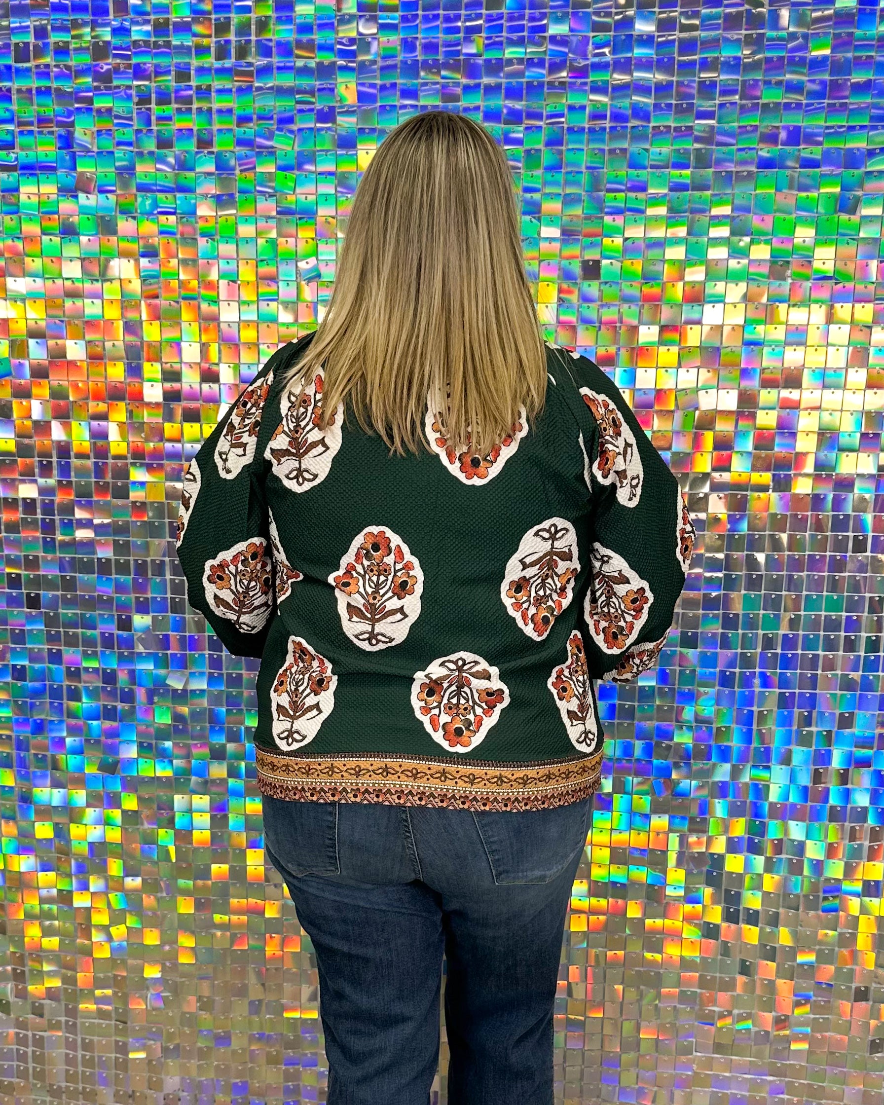 Jasmine Top - Forest Green