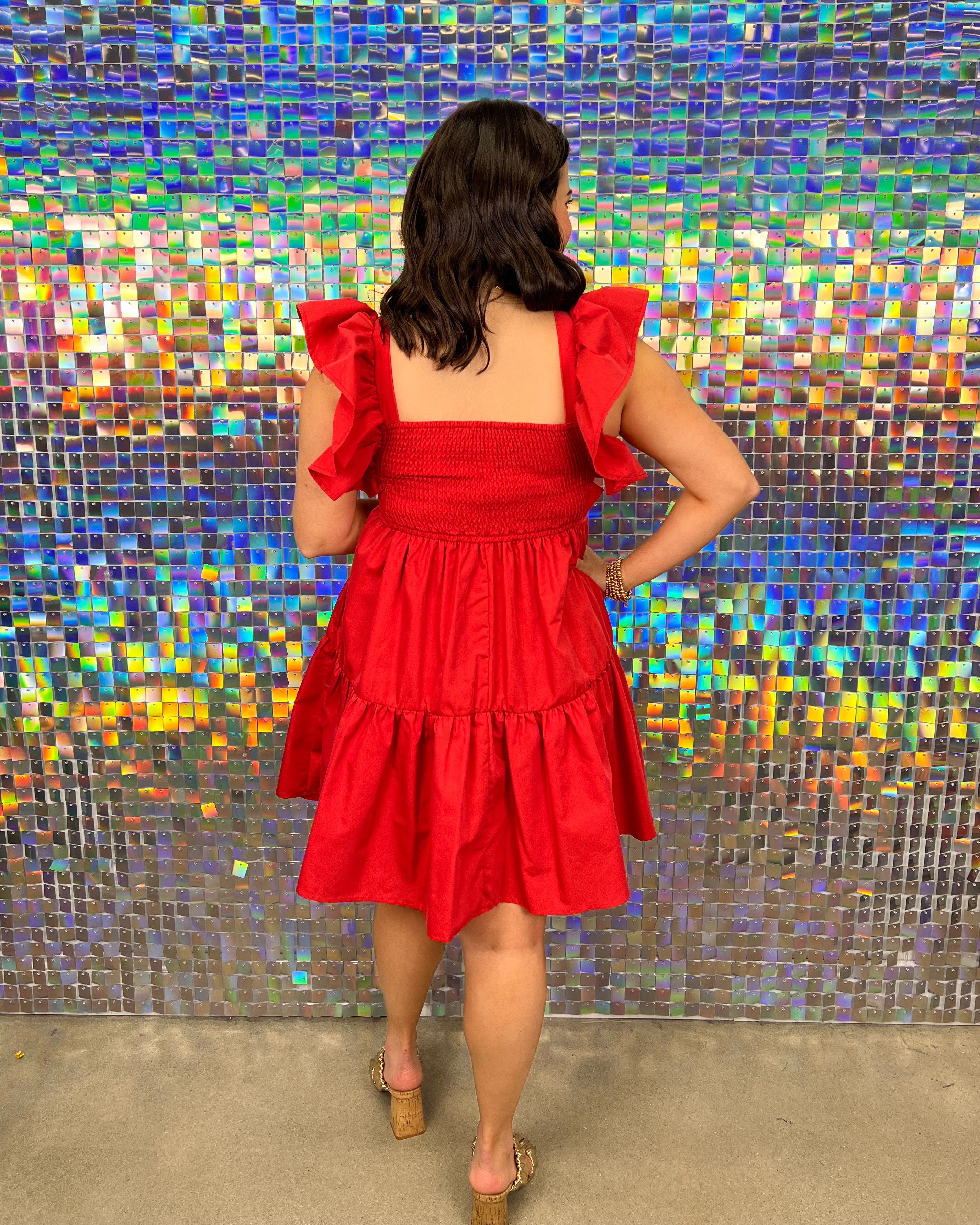 Miss Me Dress - Red