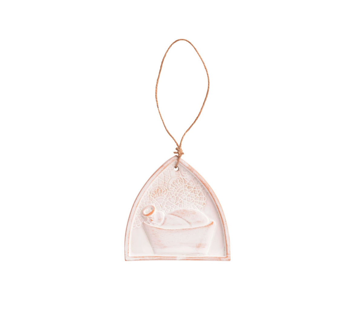 Lace Ornament- Baby Jesus