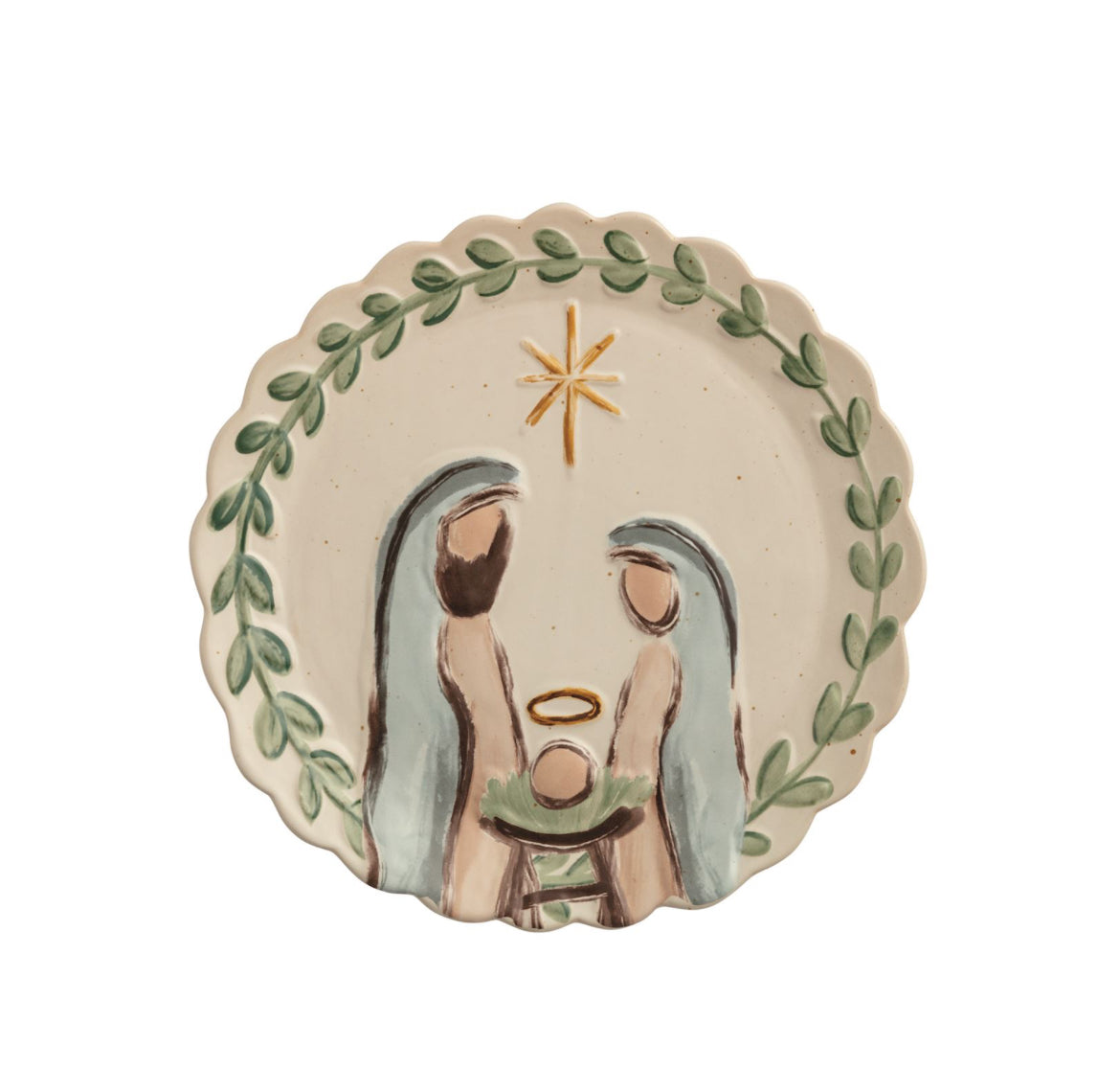 Nativity Round Platter