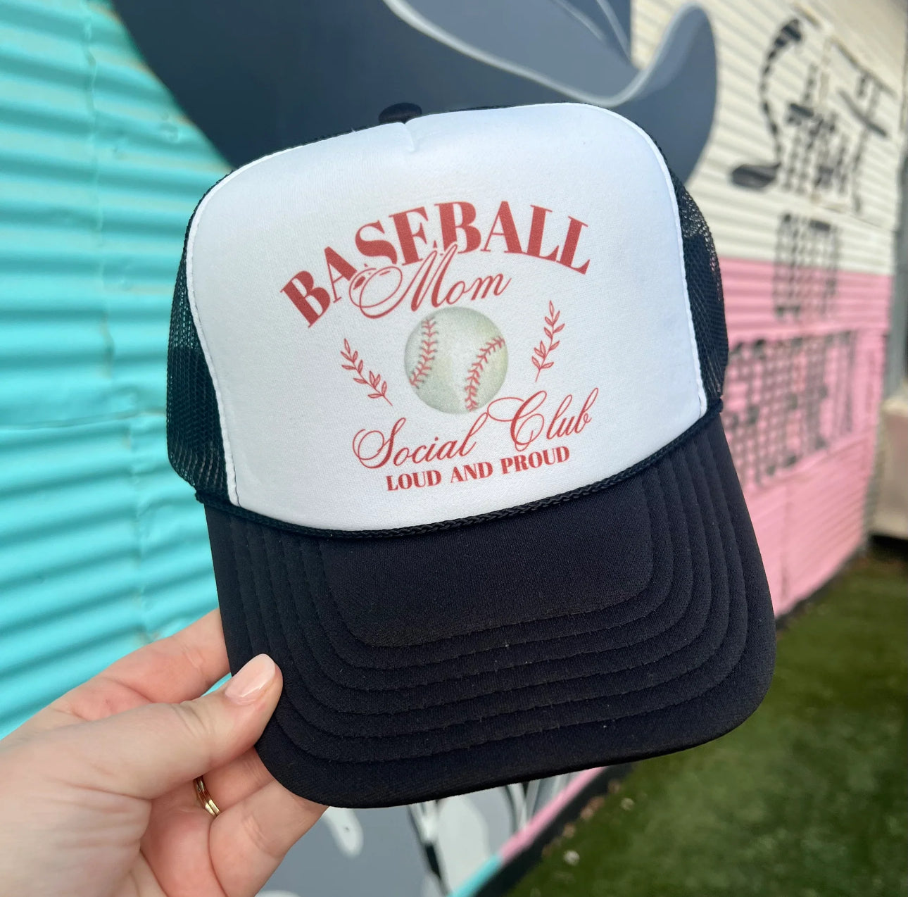 FINAL SALE Baseball Moms Social Club Trucker Hat