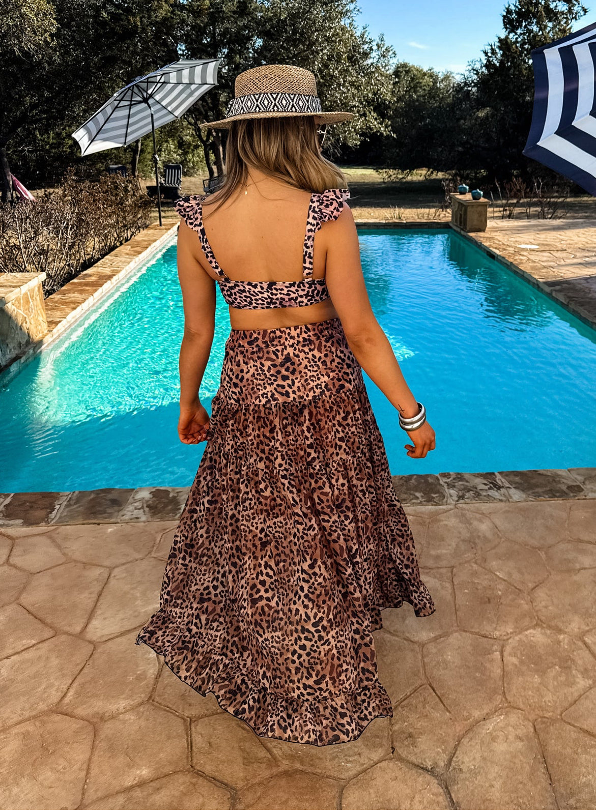 FINAL SALE Capri Chic Swim Set - Leopard