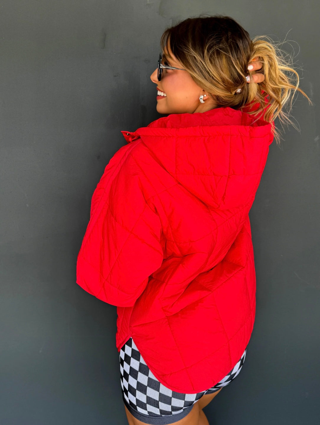 Peyton Puffer Jacket - Red
