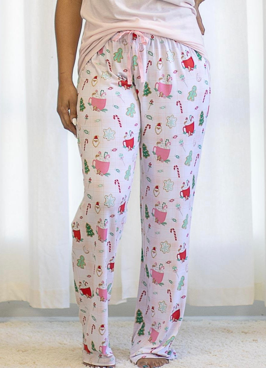 Baking Spirits Bright Sleep Pants - Light Pink/Multi