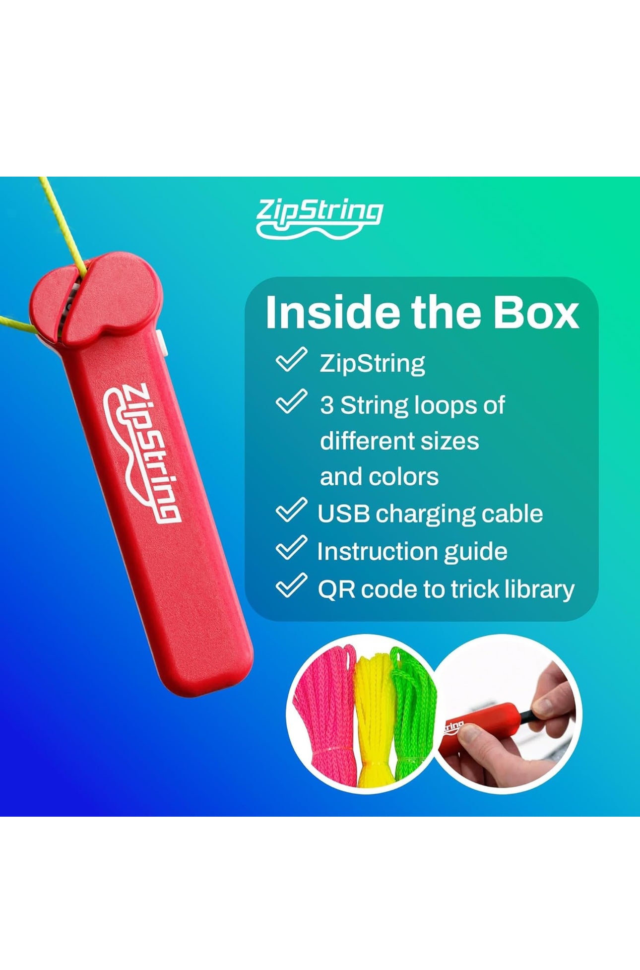 The Original ZipString - Rock It Red