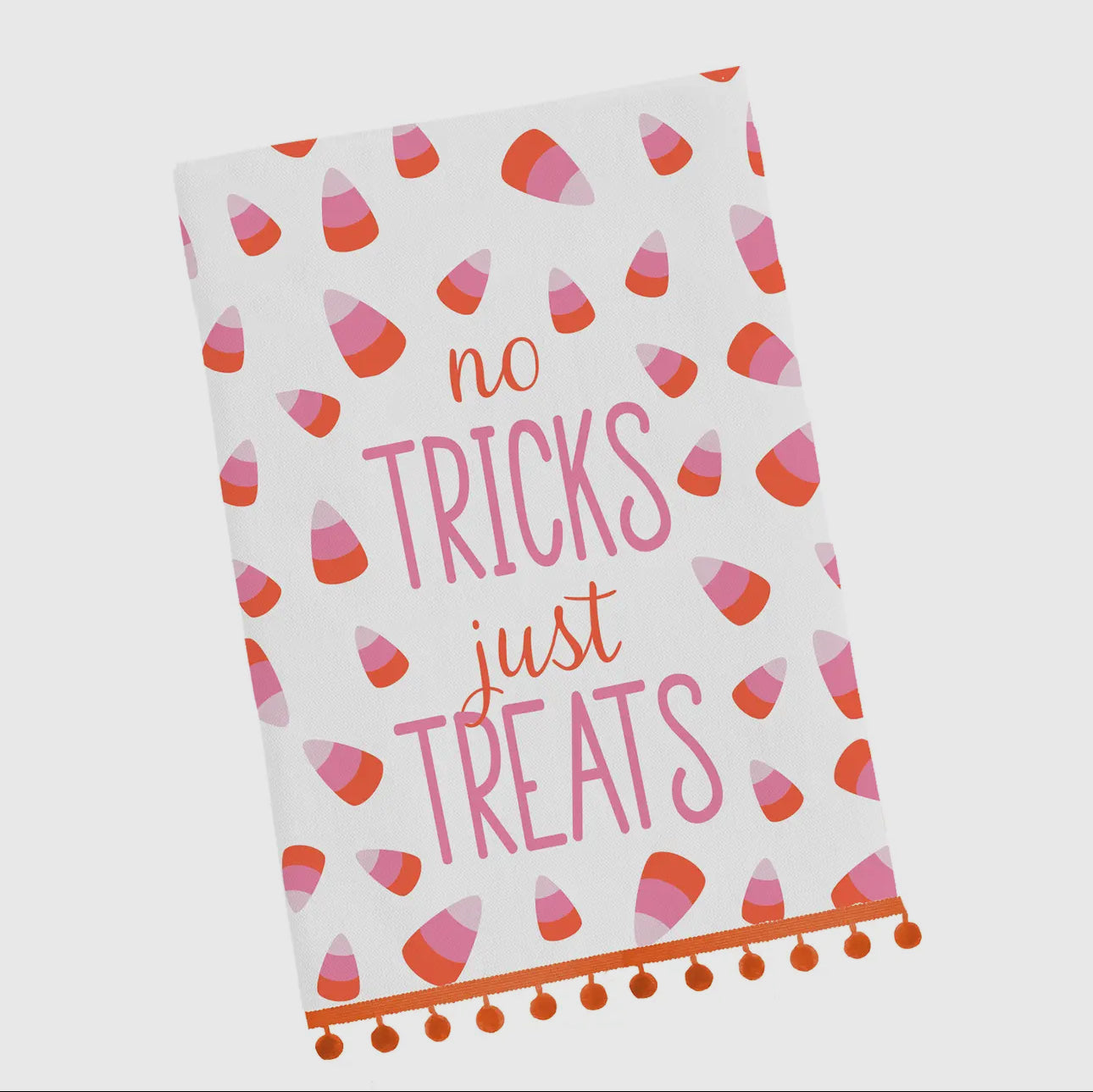 Mary Square Tee Towel No Tricks Just Treats