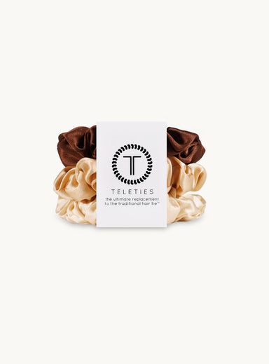 Teleties Large Scrunchies 3 Pack - For The Love of Nude