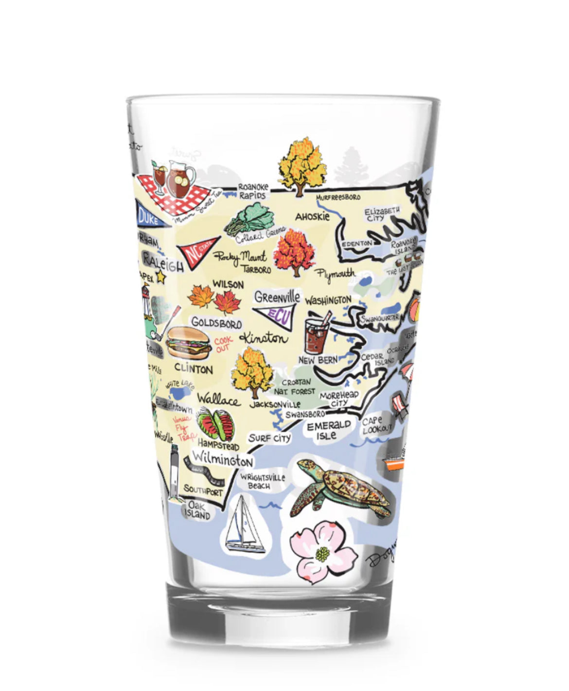 North Carolina Pint Glass