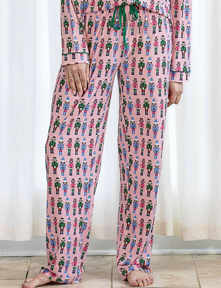 Nutcracker March Sleep Pants - Light Pink